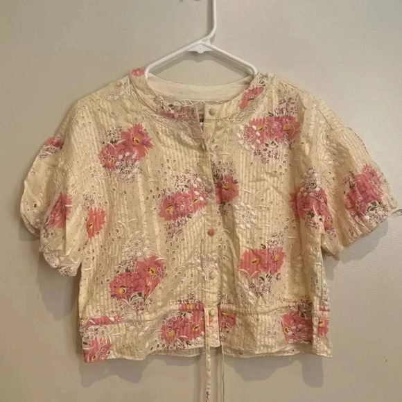 Walter Baker Puff Sleeve Celeste Boho Top NEW WITH TAG - Picture 5 of 7